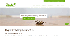 Desktop Screenshot of hygra-mv.de