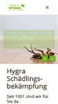 Mobile Screenshot of hygra-mv.de